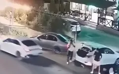 Разборки в Конаеве: автомобиль на полном ходу сбил человека