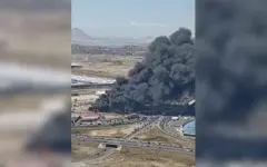 Пожар в торговом центре в Баку: 4 человека отравились дымом