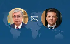 Токаев поздравил президента Украины с Днем независимости