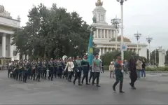 Казахстанский военный оркестр участвует в фестивале «Спасская башня»