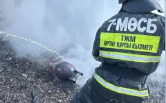 Три газовых баллона вынесли во время пожара в Астане