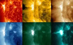 Самая крупная вспышка зарегистрирована на Солнце