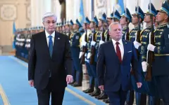 В Акорде состоялась официальная церемония встречи Короля Иордании