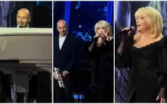 71-летний Крутой и 73-летняя Аллегрова сорвали овации, исполнив хит Незаконченный роман