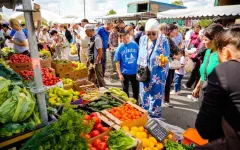 Более 600 тонн продукции привезли аграрии Туркестана на столичную ярмарку