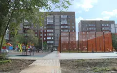 Дворовые территории массово благоустраивают в Караганде