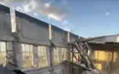 Крыша строящейся школы обрушилась в Кульсары