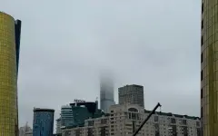 Астану окутал туман