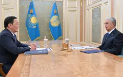Глава государства принял генпрокурора Берика Асылова
