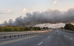 В Алматинской области загорелся мусорный полигон