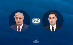 Токаев направил телеграмму президенту Туркменистана