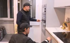 Микроволновка запускает освещение в другом доме в Алматы