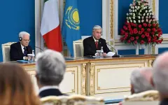 Токаев и Маттарелла выступили с совместным заявлением для СМИ