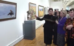 Шедевры искусства Казахстана представили в Третьяковской галерее
