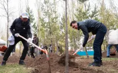 Члены Национального курултая приняли участие в акции Таза Қазақстан