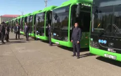 Автопарк Тараза пополнился новыми автобусами