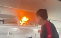 Пассажирский самолет экстренно приземлился в Шанхае из-за возгорания ручной клади