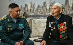 Со 102-летием поздравили ветерана ВОВ в Астане
