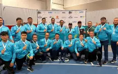 Казахстанские параволейболисты вернулись на Родину с исторической бронзой