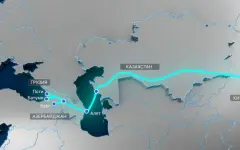 Токаеву и Алиеву презентовали проект «Развитие Среднего коридора