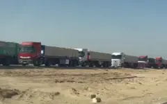Гумпомощь Газе застряла у границы Египта