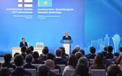 Токаев и Стубб приняли участие в работе Бизнес-форума «Казахстан – Финляндия»