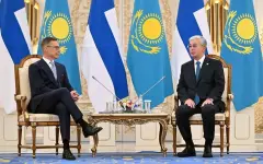 Сотрудничество в области экономики, ситуация на Украине, упрощение визового режима - президенты Казахстана и Финляндии приняли совместное заявление