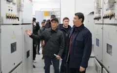 Аким Алматы ознакомился с финальным этапом строительства подстанции