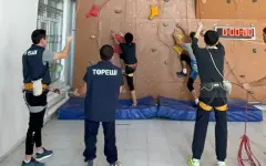 Батыс Қазақстан облысында спорттық құзға өрмелеуден чемпионат өтуде