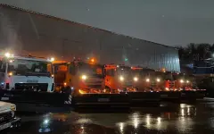 Алматы очистили после ночного снегопада