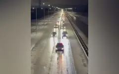 Колонну из 1400 авто сопроводила полиция в Акмолинской области