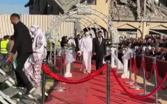 В секторе Газа прошла массовая свадьба