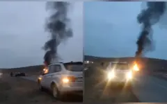 Инкассаторское авто с деньгами сгорело после ДТП: водитель погиб, виновник взят под стражу