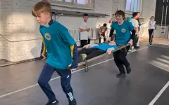 Соревновались юные спасатели