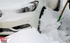 В связи с резким ухудшением погоды движение транспорта ограничили в Атырауской области