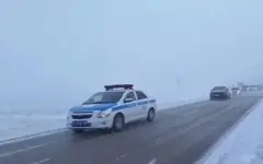 Колонну из 100 автомобилей сопроводили в Костанайской области