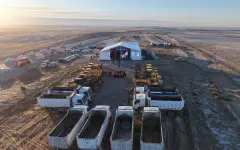 В Туркестанской области начали строить солнечную электростанцию мощностью 300 МВт