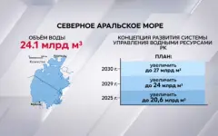 План на опережение: в Северном Арале увеличили объем воды