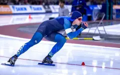 Казахстанский конькобежец остановился в шаге от победы на Кубке мира в Германии