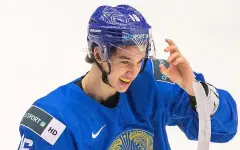 Казахстанский хоккеист прославился в матче европейского чемпионата