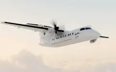 В США создали первый гибридный самолет на двигателе и батарее