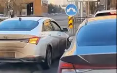 Наглого водителя наказали в Астане