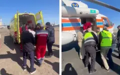 В воздухе решалась жизнь: спасатели провели экстренную операцию в области Абай
