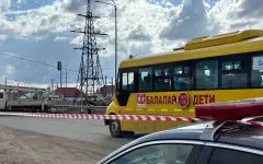 Школьный автобус в ЗКО попал в ДТП