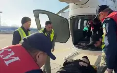 В Карагандинской области перевернулся вахтовый автобус