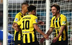 Кайрат забил четыре гола за тайм и сломил амбиции Астаны на чемпионство