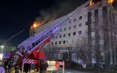 Пожар в здании акимата в Актобе: стали известны подробности