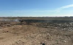 Пожар на мусорном полигоне в Атырау потушен