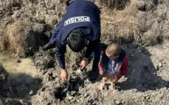 Трехлетний ребенок заблудился в степи в области Абай