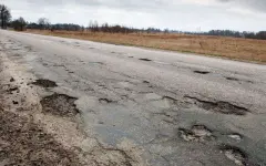 Вместе со снегом растаял… асфальт